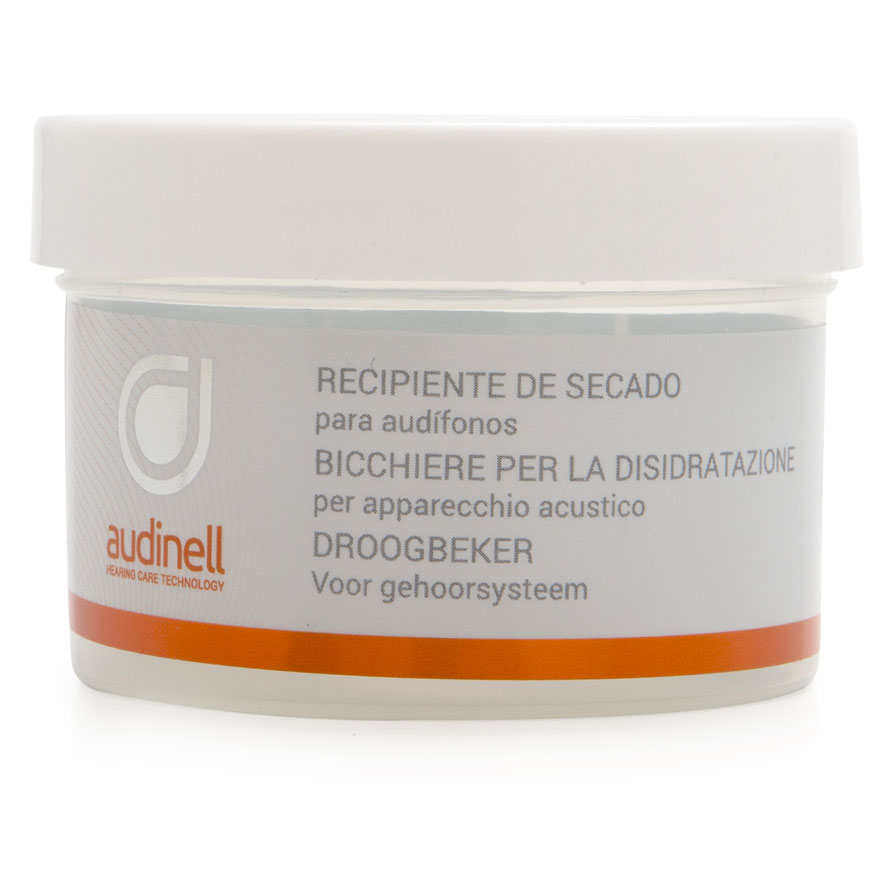 Recipiente de secado Audinell para sus audífonos 1 Recipiente de secado Audinell para sus audífonos